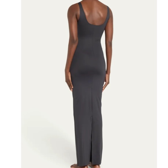 SKIMS Body Sleeveless Scoop-Neck Maxi Dress, XL BLACK 1196 - Picture 2 of 8